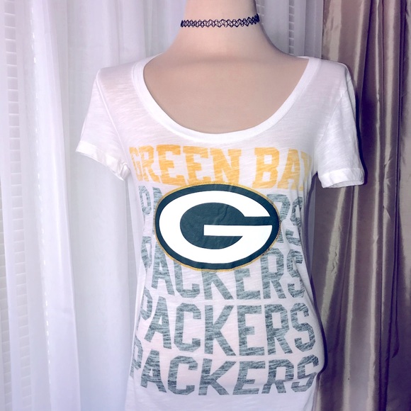 PINK Green Bay Packers tee white M - Picture 9 of 9